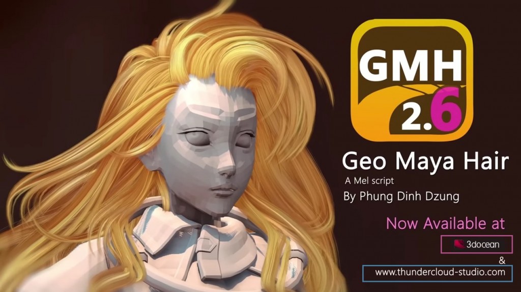 Gmh2 Ue4やunityなどにもエクスポートできるmaya用ポリゴンヘアモデリング補助スクリプト Video Fish