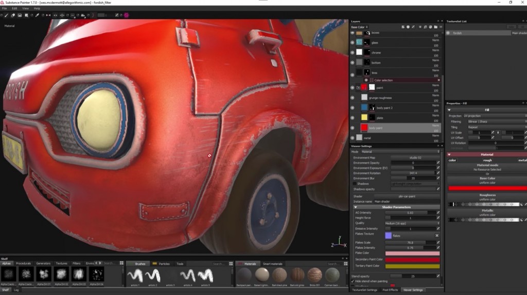 Substance Painter 1 7 Allegorithmic社製3dペイントソフトウェア Substance の最新バージョンリリース Video Fish